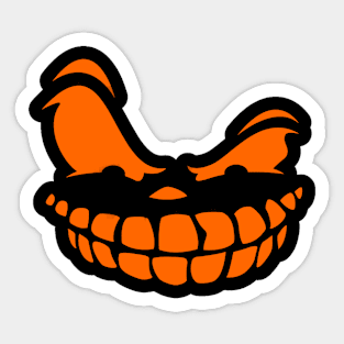 Pumpkin Face Sticker